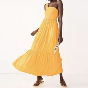 Nine West Smocked One Shoulder